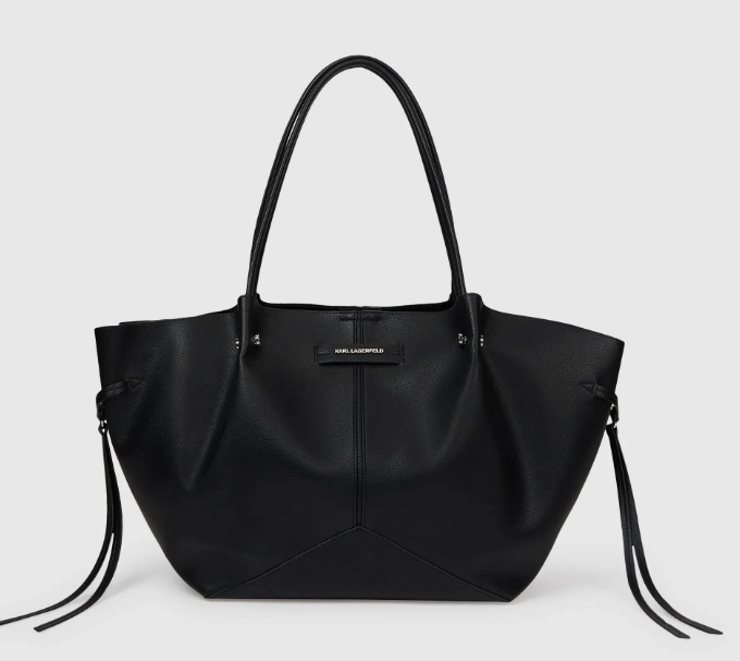 Bolso tote mediano Karl Pierced blk